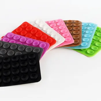 Alternative view of JCYECF 1pc Silicone Suction Pad For Mobile Phone Fixture Suction Cup Backed Adhesive Silicone Rubber Universal Charger Leather