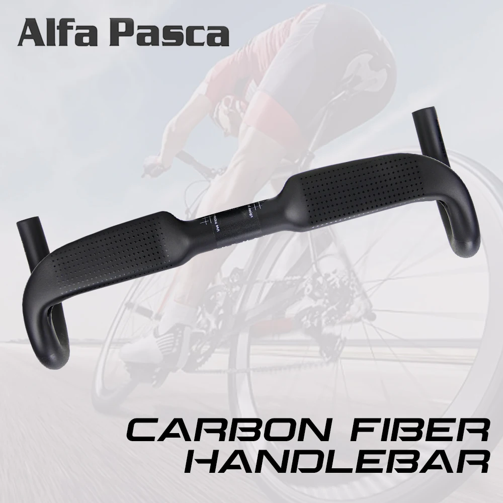 

Alfa Pasca Drop Bent Bar 31.8mm UD Matte Cycling Gravel Bike Speed Handlebars Internal Routing Aero Bicycle Parts New Arrivals