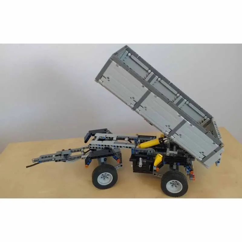 

MOC-15690 Trailer - Dump Truck Pneumatic Model For 42043 Side Tilt Trailer 877PCS Boy Birthday Gift DIY Christmas Toy Gift