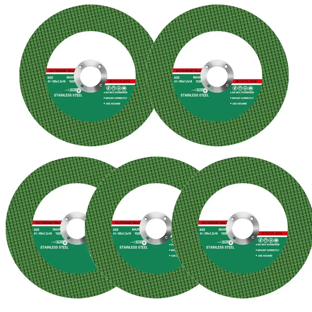 Disco de corte para cerâmica, rebolo de resina circular, lâmina de serra 16mm, 105mm, 5pcs