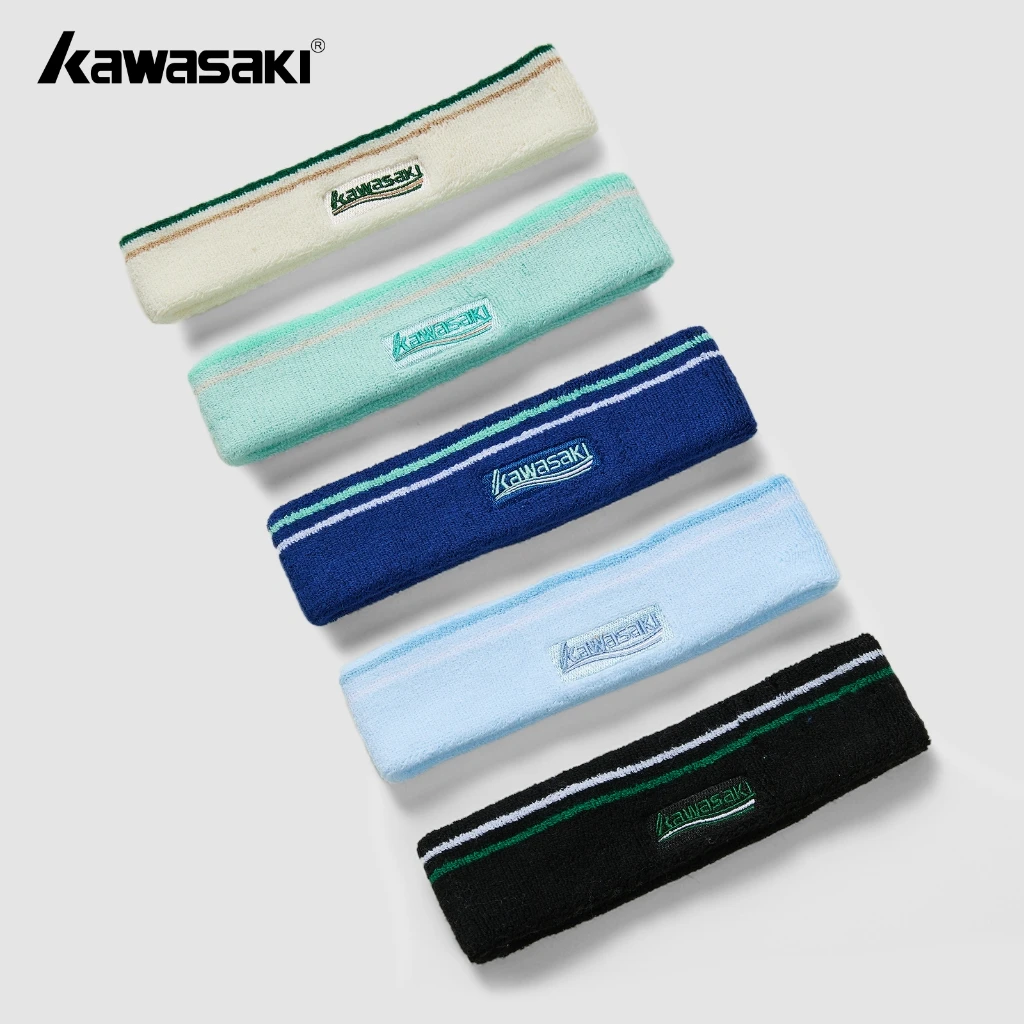 

Kawasaki Headband Man Women K1E00-C3812 Waterproof Sweat Absorber Sports Headband Suitable For Basketball And Running
