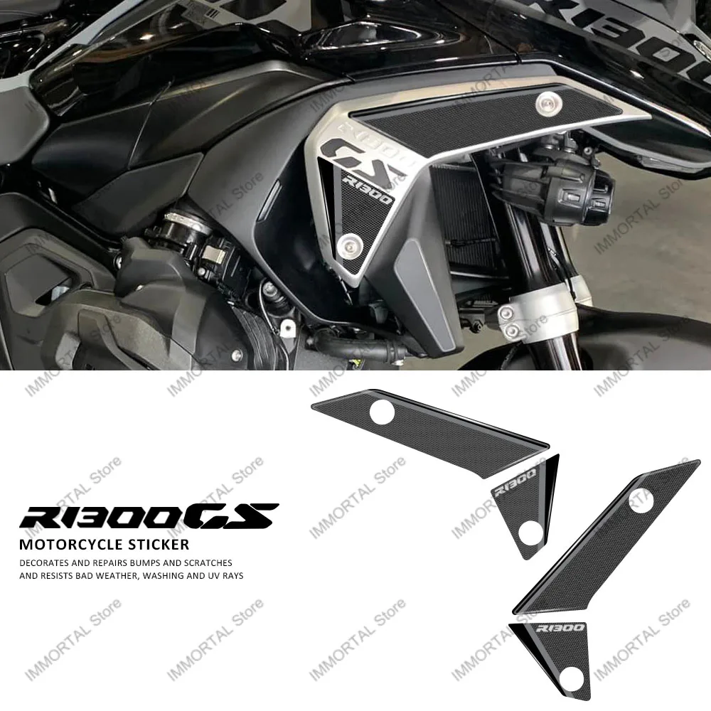 

Side Protection Stickers For R 1300 GS triple black 2023 Motorcycle Accessories 3D Epoxy Resin Protection Sticker