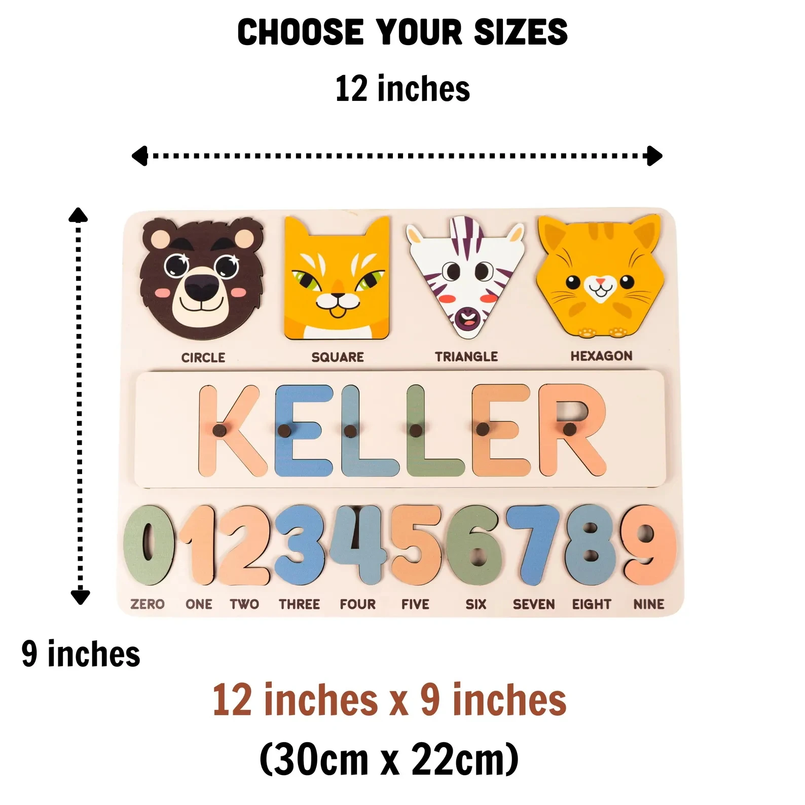 لغز اسم خشبي مخصص، هدايا للأولاد، هدايا المعمودية للأولاد، هدية عيد الميلاد الثاني، هدايا بعمر 3 سنوات، هدية للأولاد بعمر 3 سنوات