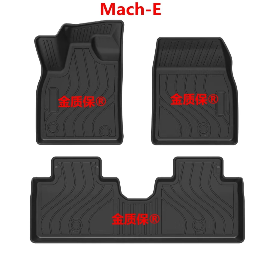 Use for FORD Mustang Mach-E car carpet All-Weather Floor Mat Mach-E Trim to Fit For FORD Mustang MachE waterproof floor mat