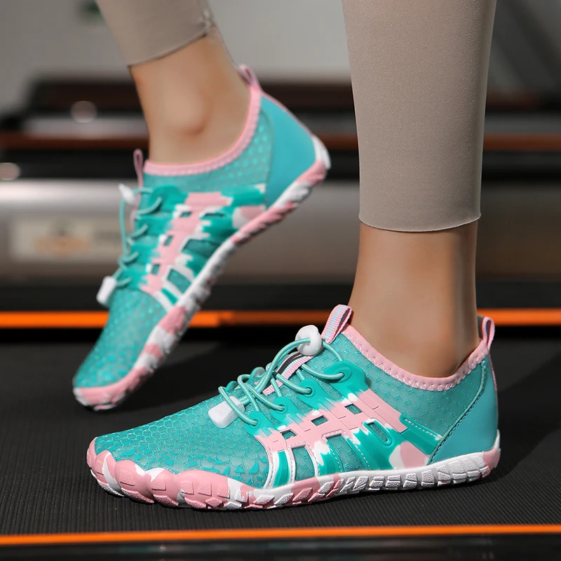 

Мужская и женская обувь для воды, обувь для плавания босиком, аква-обувь с пятью пальцами, красочные пляжные приморские легкие кроссовки унисекс, новые