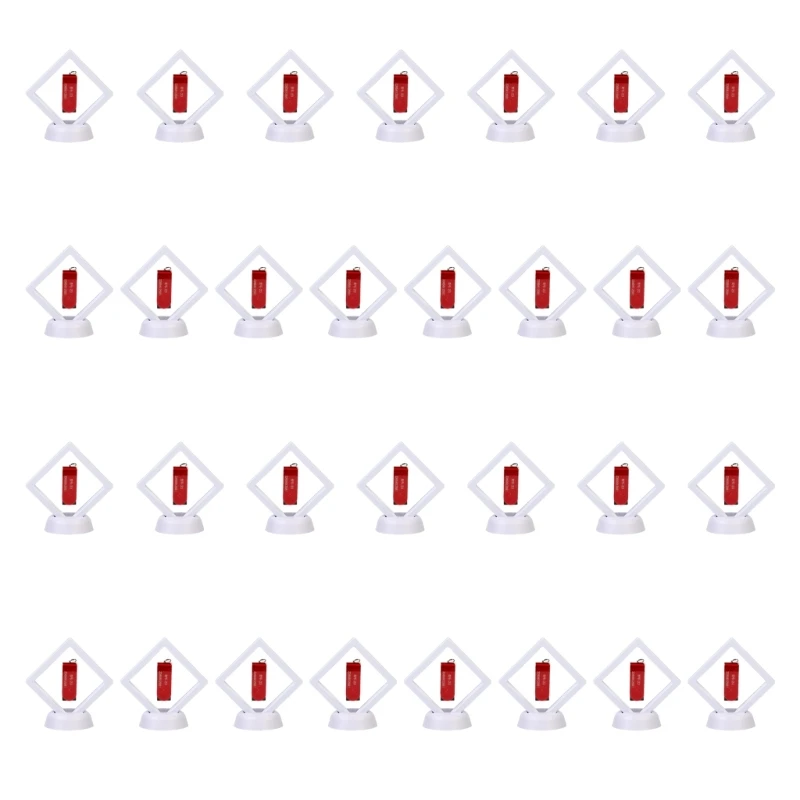  Pack of 30 Gift Jewelry Organizers Clear Cover for Necklaces Earrings