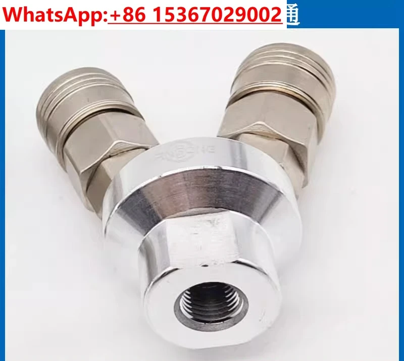 Exhaust gas analyzer, automobile inspection station exhaust gas detection, sampling three-way valve