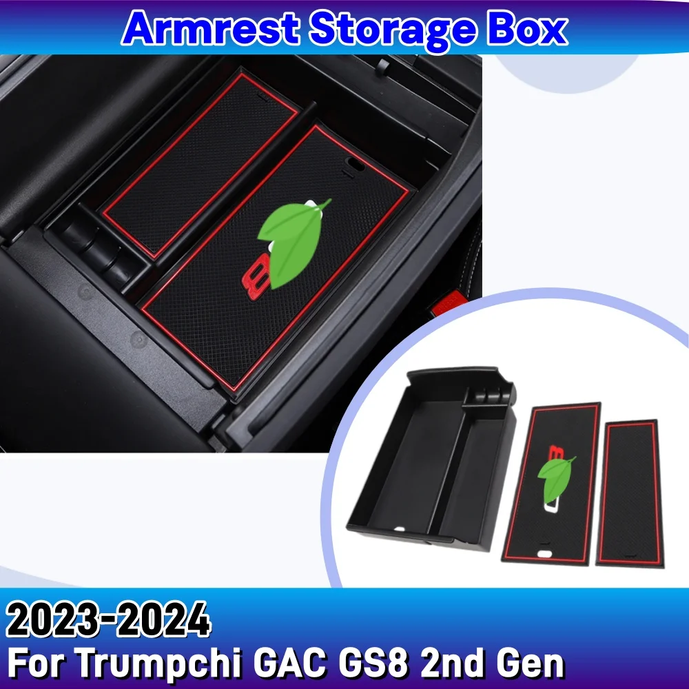 

Armrest Storage Box For Trumpchi GAC GS8 2nd Gen 2024 2023 Car Styling Center Console Organizer Storage Upgrade Auto Accessories