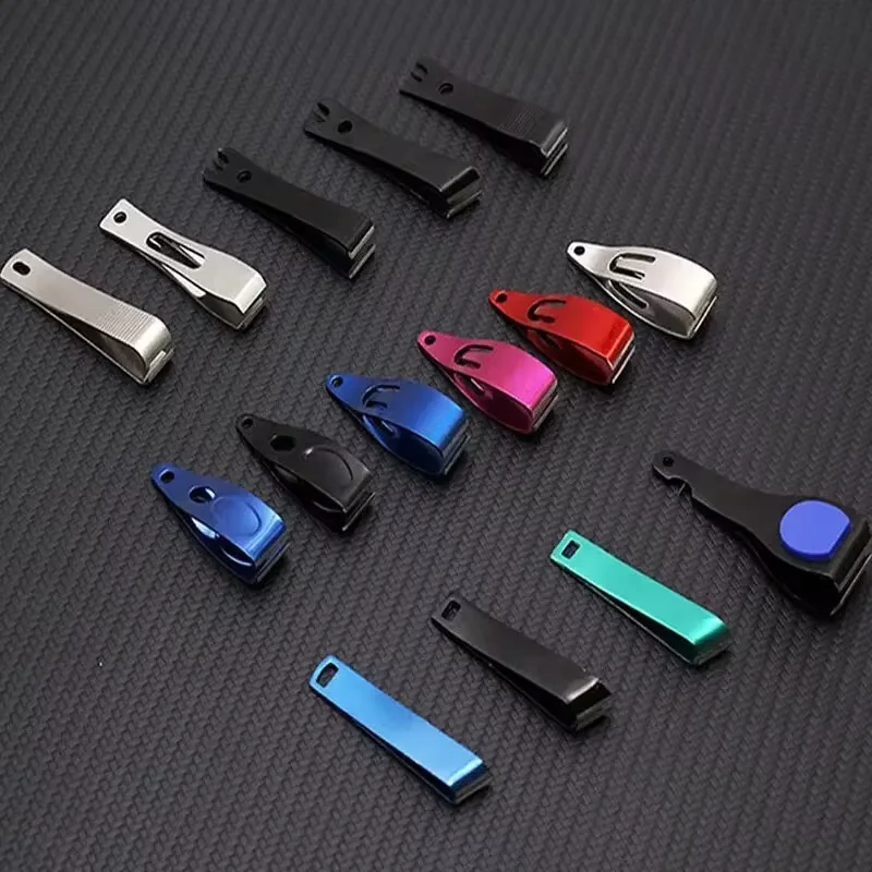 قاطع خط صيد صغير باللون الأزرق/الأخضر - حجم الجيب من الفولاذ المقاوم للصدأ #5