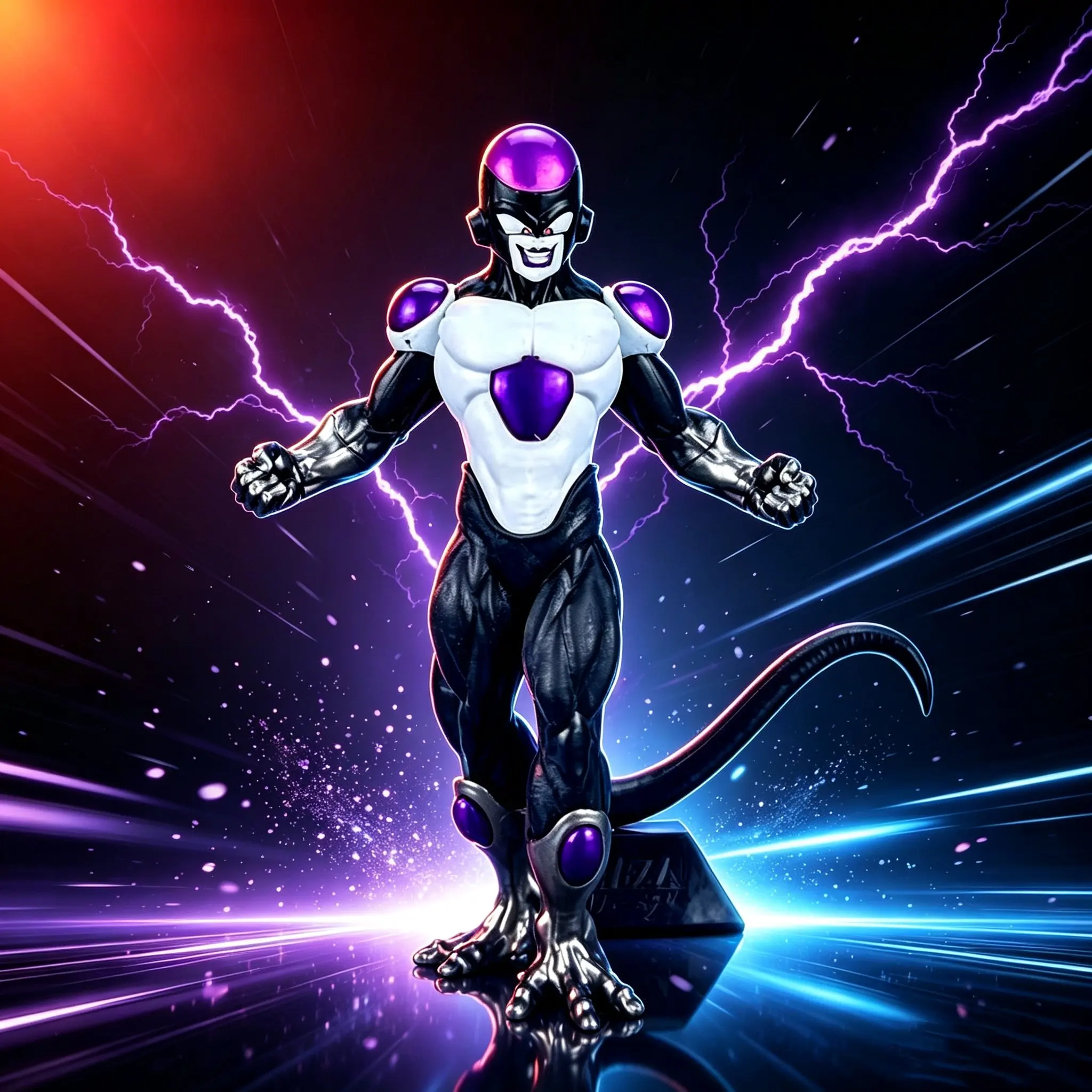 Figura de Frieza de Dragon Ball Z, 18 cm, Negro y Dorado, Forma Final, Figura de Acción de PVC, Colección de Juguetes y Regalos