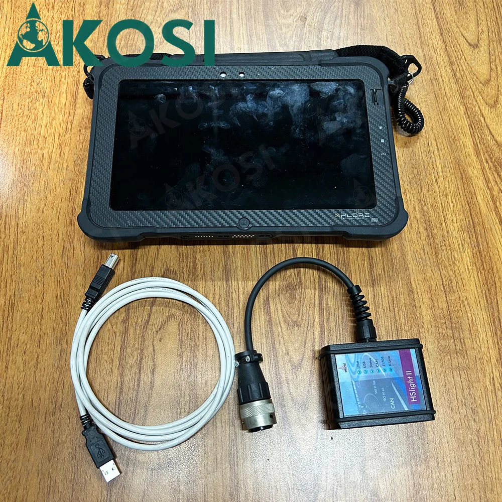 Diesel Diagnostic Tool for DEUTZ DIAGNOSTIC KIT DECOM Communicator Diagnosis ScannerDeutz SerDia 2000+Xplore Tablet/cf19 Laptop