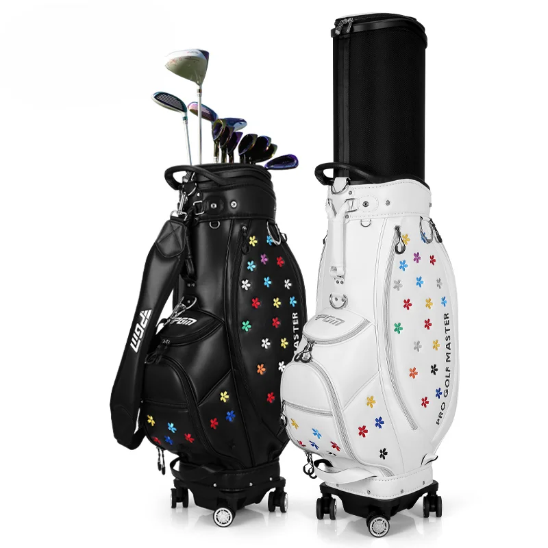 For PGM QB138 women golf travel bag patented divider retractable golf bag with wheels