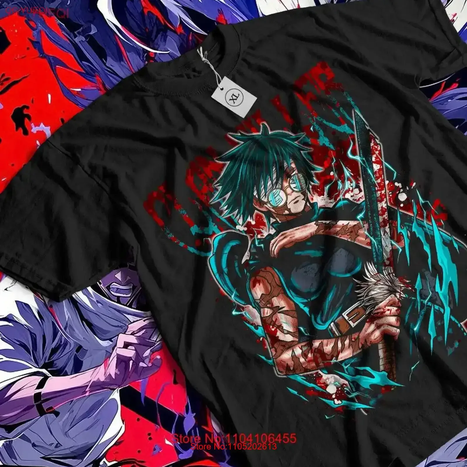 

Maki Zenin T shirt Jujutsu Kaisen Horror Anime Manga Kawaii GifT All Size vintage Washed Breathable Stretched Versatile