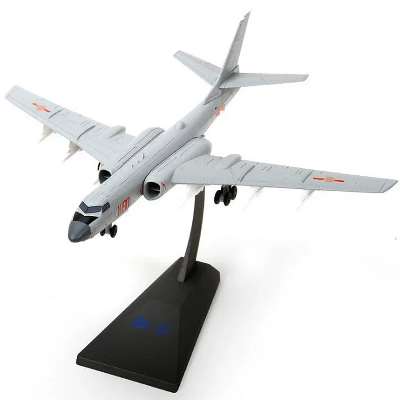 1/144 Scale Soviet Union Tu 16 China Ver Xian H-6 Strategic Fighter Aircraft Airplane Models Toys Plane Kids Boys Gift