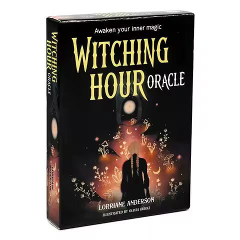 Witching Hour Oracle Deck Awaken Your Inner Magic Lorriane Anderson Olivia Bürki 44 Cards Spiritual Guidance Self-Discovery Witc