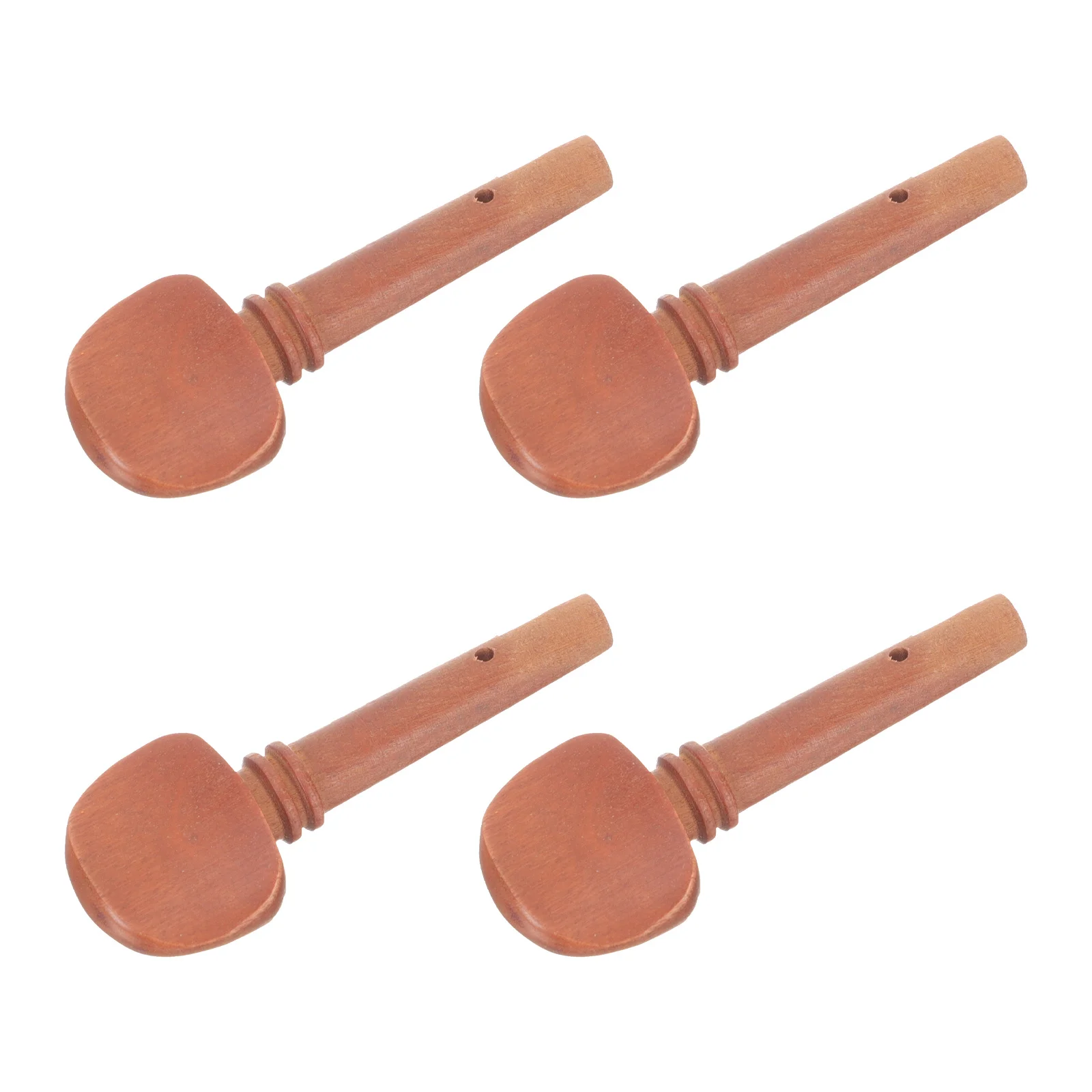 

4Pcs Violin Tuning Pegs Jujube Wood Professional Replacement Parts Violin Accessories Musical Supplies Tuning Pegs