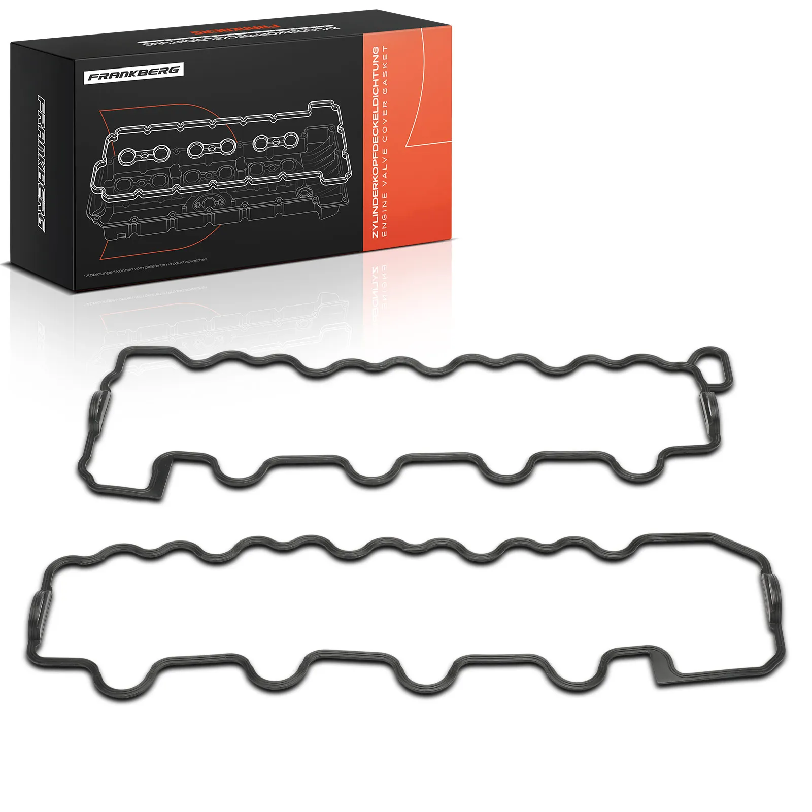 Frankberg 2x kleppendeksel cilinderkopdeksel buitenste afdichting voor Mercedes-Benz W202 C208 W210 W463 1997-2019 1130160221 VS50842R