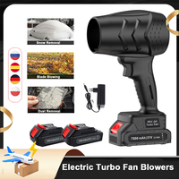 New 120km/h Electric Turbo Fan Blowers 36000rpm Powerful Fan Cordless Jet Fan Snow Leaf Dust Air Blowing Tool for 21V Battery
