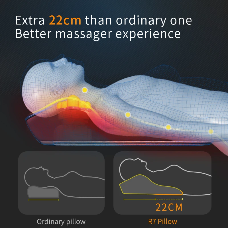 Multifunction Massage Pillow Neck Shoulder Back Electric Healthy Home Car Shiatsu Massager