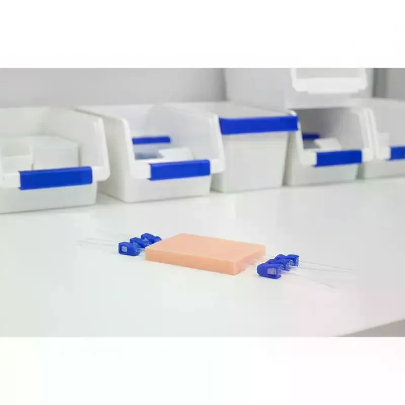 Nursing Skill Training Pad Silicone Injection Wound Suture Model Blood Collection Return Kit for Medical Education