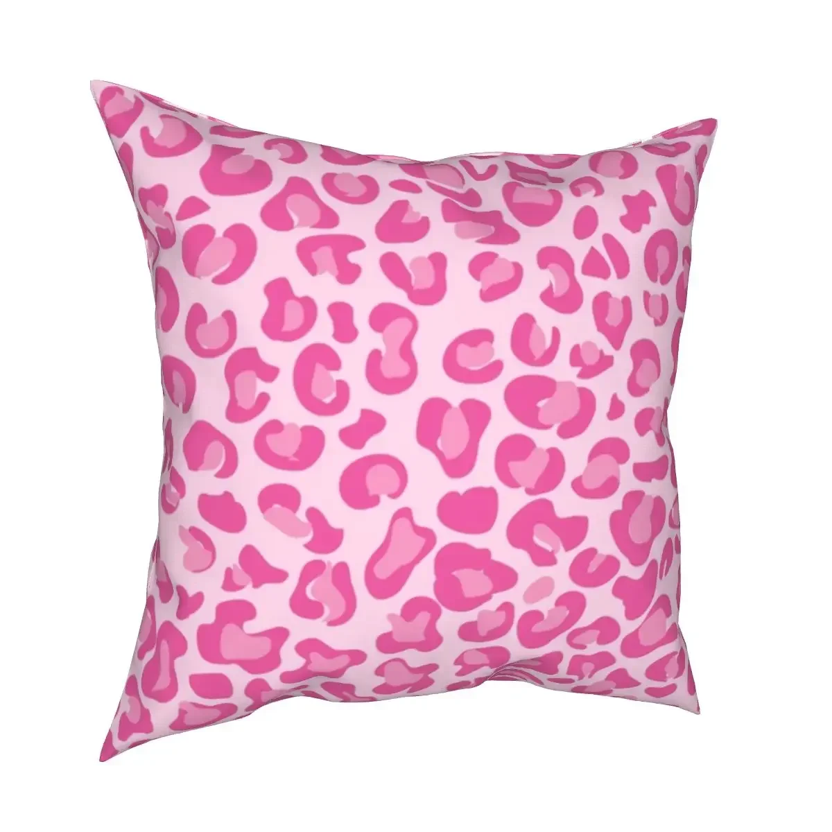 

Pink Leopard Print Pillowcases Polyester Home Cheetah Animal Cool Cats Cushion Cover Creative Pillowcase 45*45cm
