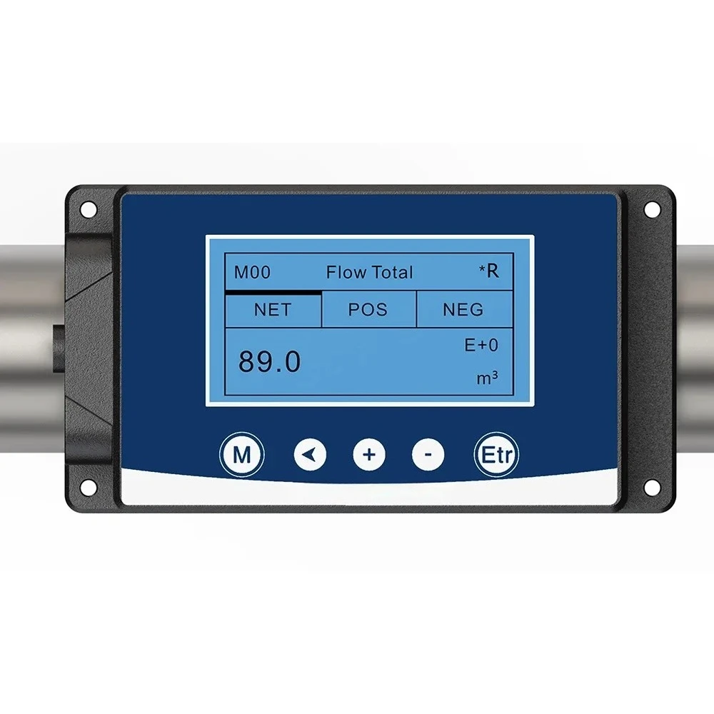 Integrated External Clamp Type Ultrasonic Flowmeter 0 ° C~ 120 ° C Suitable for Water Single Medium