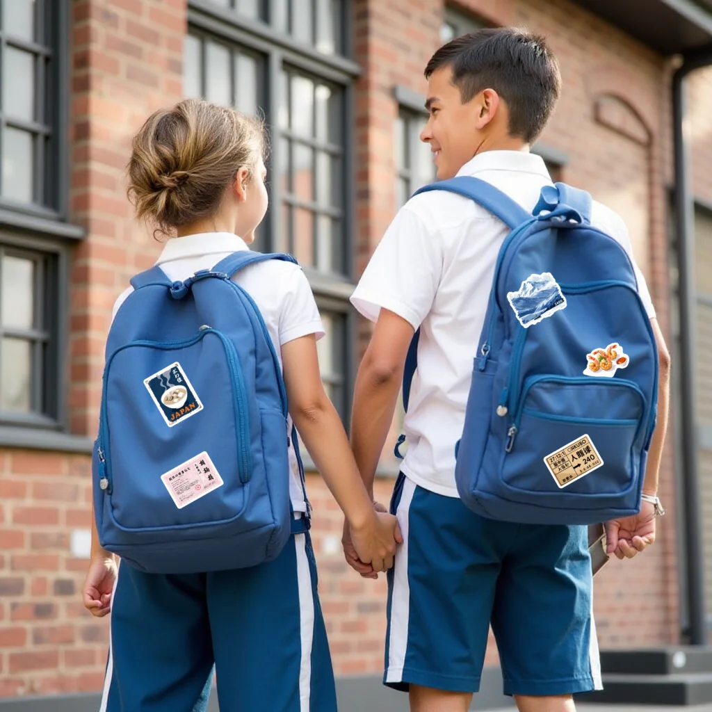 35 قطعة ملصقات تذكرة ثقافية الحد الأدنى ثقافة اليابان ملصقات المناظر الطبيعية الخلابة ملصقات القرطاسية لأجهزة الكمبيوتر المحمول دراجة نارية الأمتعة الهاتف