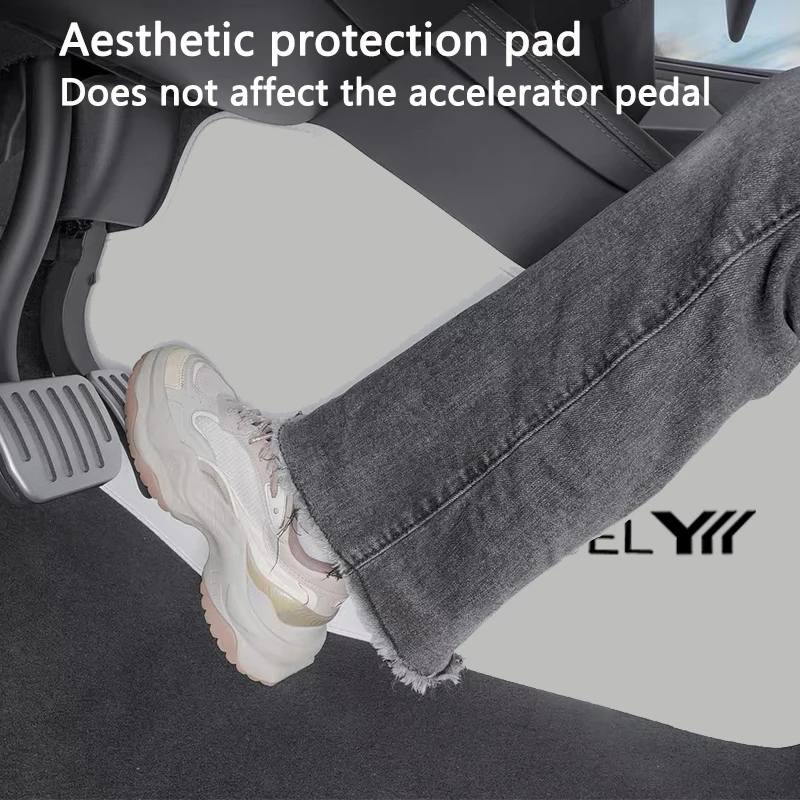 Für Tesla Model 3 Model Y Juniper / YL 6-Sitzer Mittelkonsole Anti-Kick-Pad LHD Zentralsteuerung Beidseitiger Schutzpolster – Detail 3