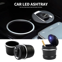 Portable Car LED Ashtray Auto Ashtray Cigarette Ash Holders Cup For Nissan Qashqai X-Trail Tiida TIIDA Juke Leaf Altima Patrol