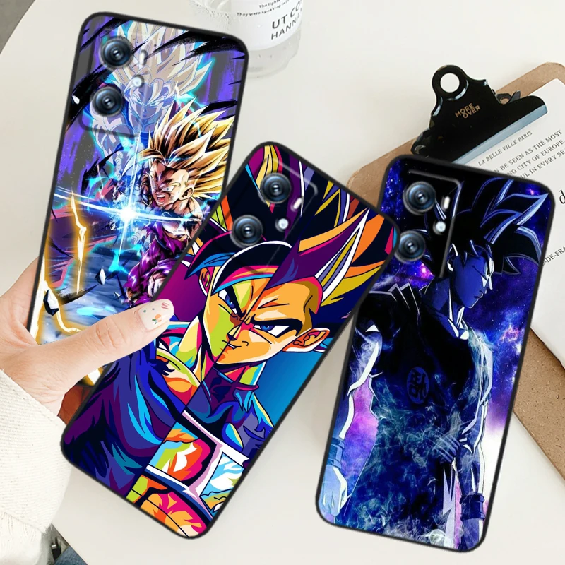 Goku D-Dragon Ball Z Anime For OPPO Find X6 X5 X3 A54S A5 A94 A16 A53S A57 A74 A72 A98 A78 A96 A9 5G Black Funda Phone Case