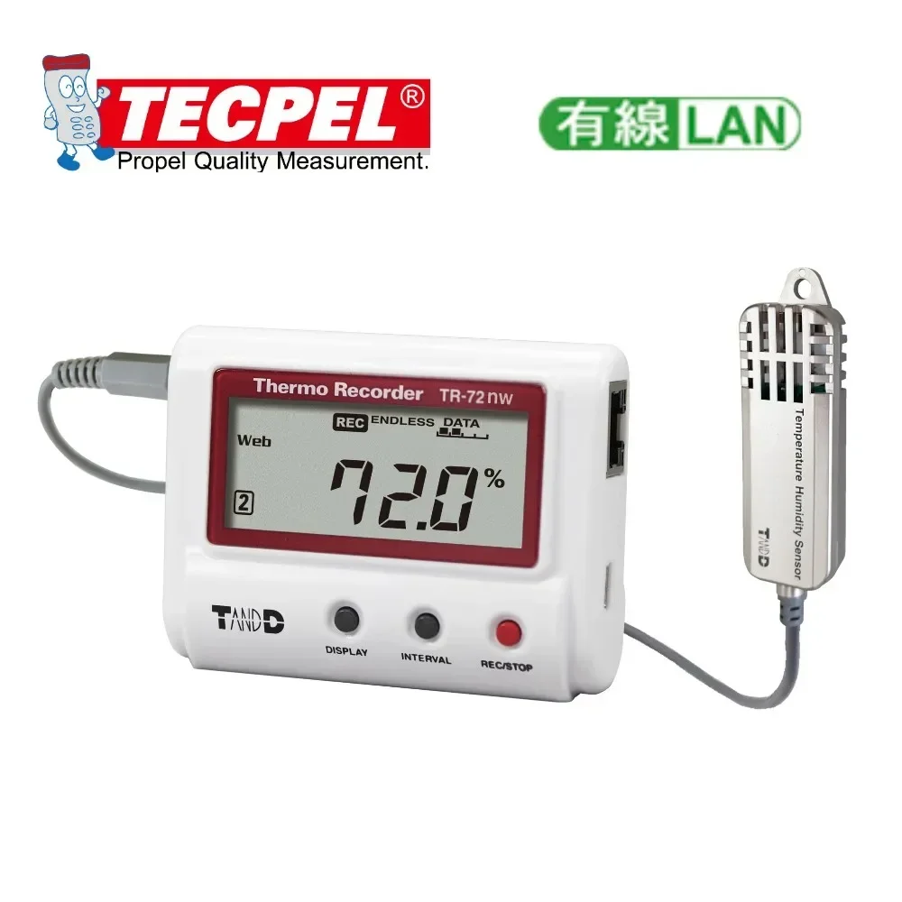 TR-71nw 72nw 72nw-h Lan-based Temperature Humidity Datalogger