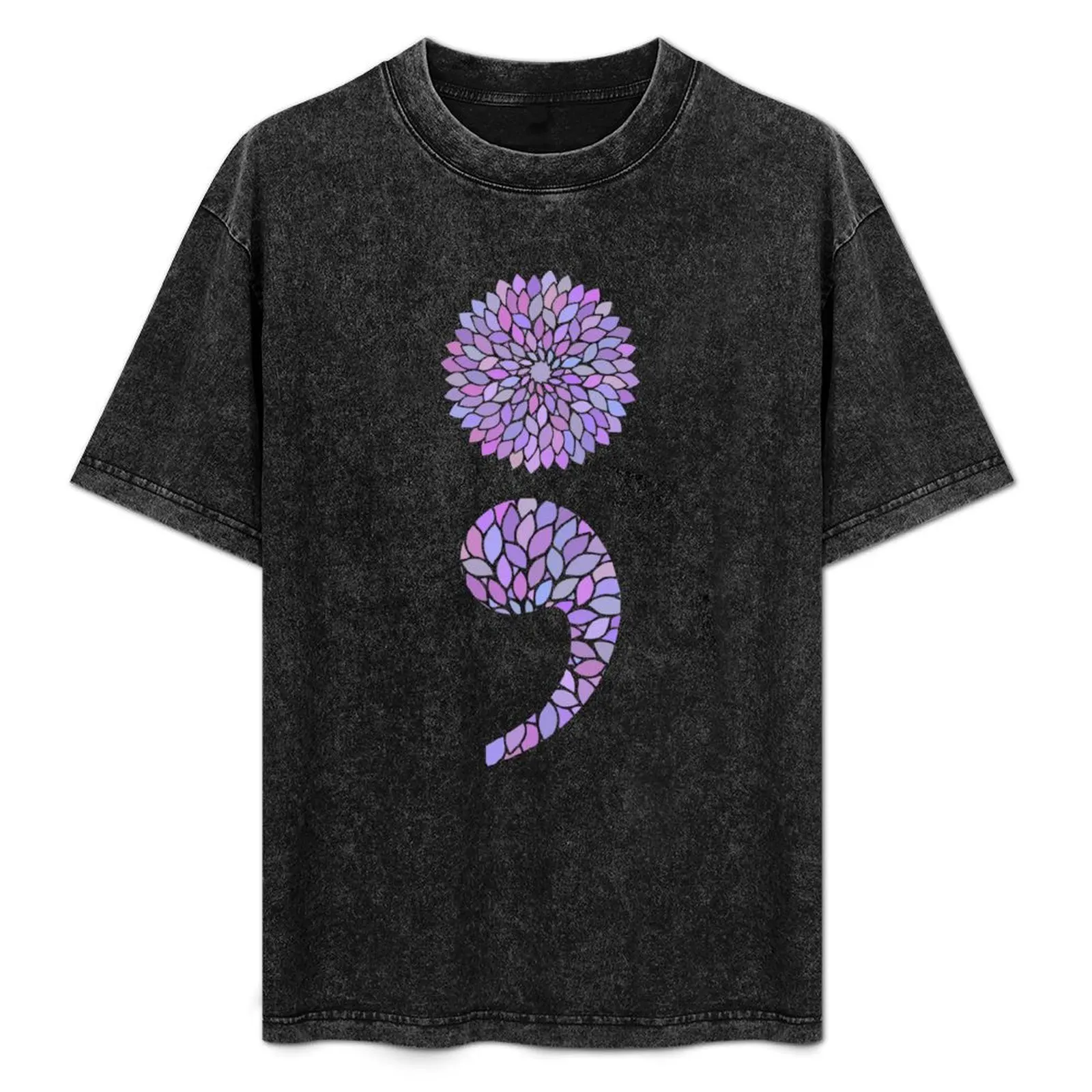 Semicolon Mandala T-Shirt Louboutins blacks boys whites Personalized t-shirt mens graphic t-shirts pack