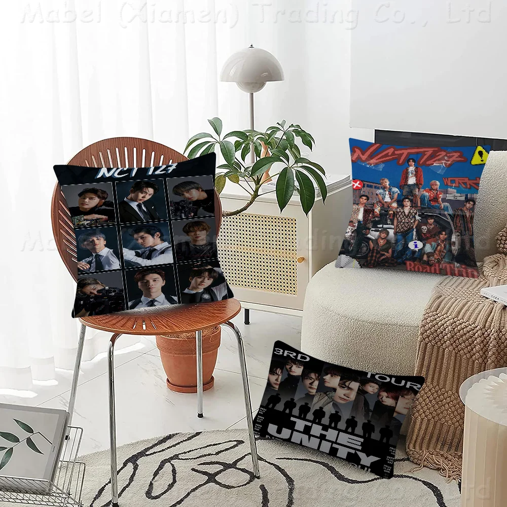 

Kpop N-NCT 127 Dream Pillow Gift Home Office Decoration Bedroom Sofa Car Cushion Cover Case 45x45