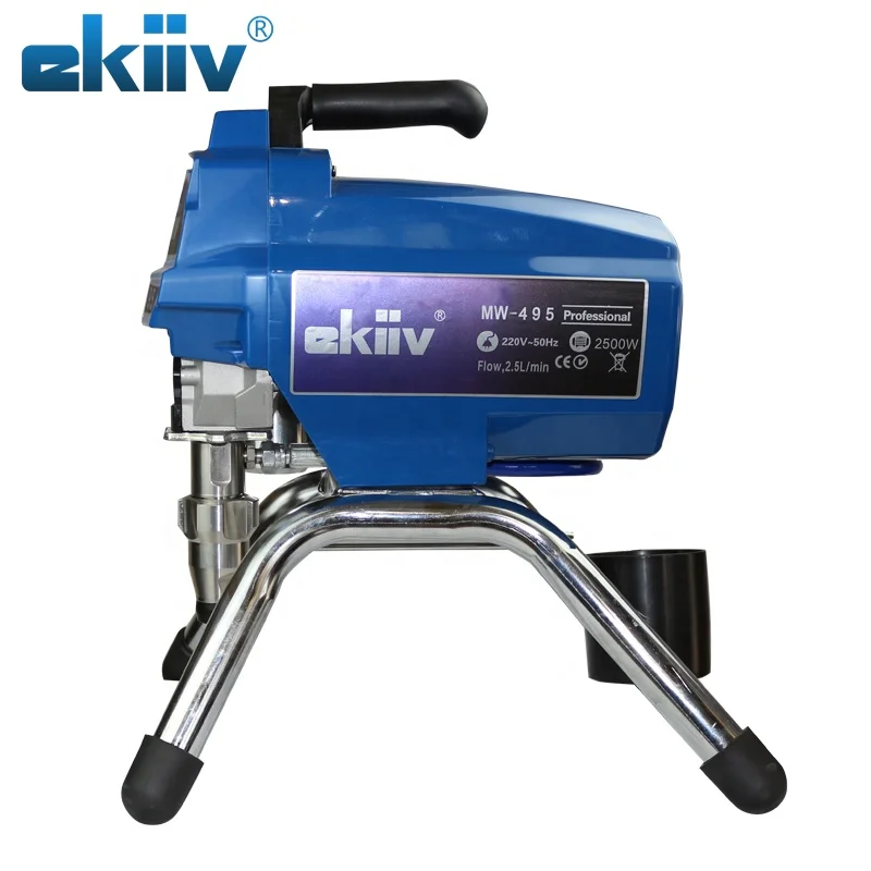 منظم معدات 2200 وات، رذاذ طاقة المحرك الكهربائي EKIIV M495 بخاخ طلاء بدون هواء من التجارة الصينية #5