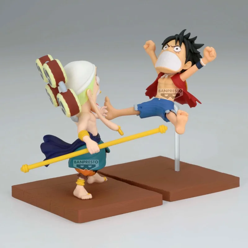 Gloednieuwe Echte en Ongeopende Bandai Banpresto Een Stuk Wcf Story Arc Serie Luffy Enel Anime Actiefiguren Model Verzamelen