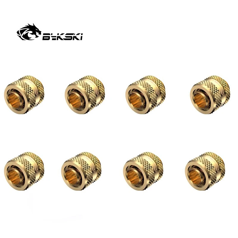 

Фитинг для шланга Bykski для труб ID9,5 мм + OD12,7 3/8 "ID X 1/2" OD Трубка Ручной компрессионный соединитель 10*13/10*16 мм Фитинг