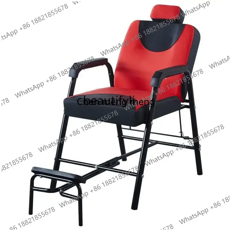 zS173zxqHair salon retro shave perm and dye seat hair salon special reclining hair cutting chair