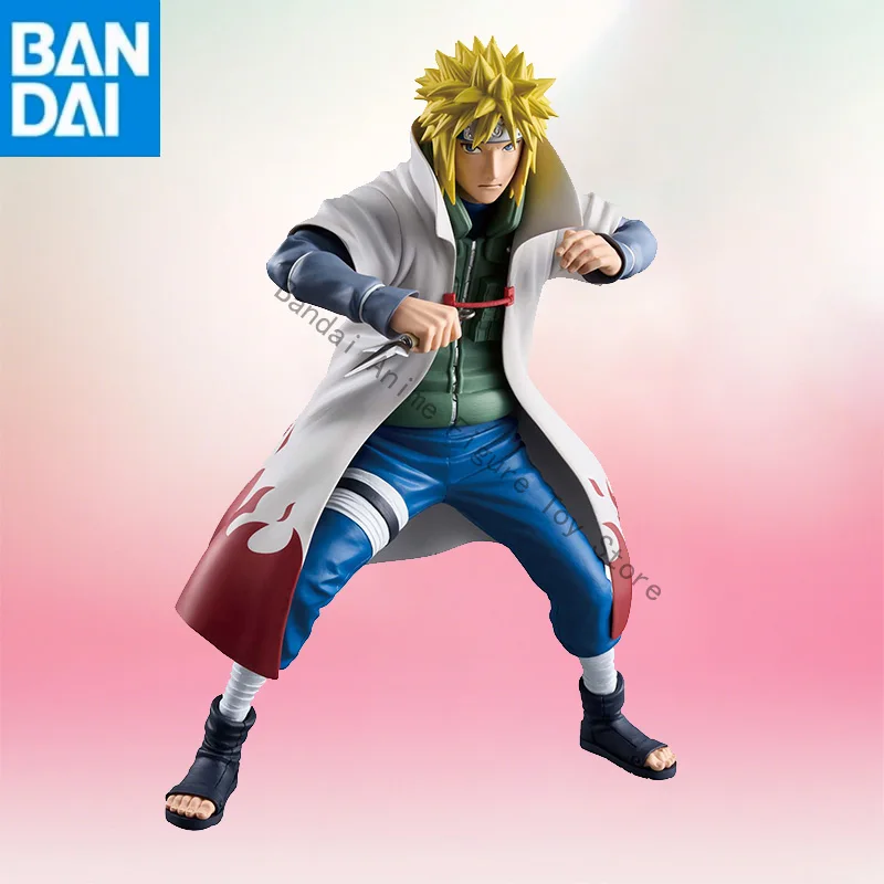 

in stock Original Genuine BANDAI NAMCO BANPRESTO NARUTO Shippuden Grandista Namikaze Minato PVC 23cm Figure model doll toy gift