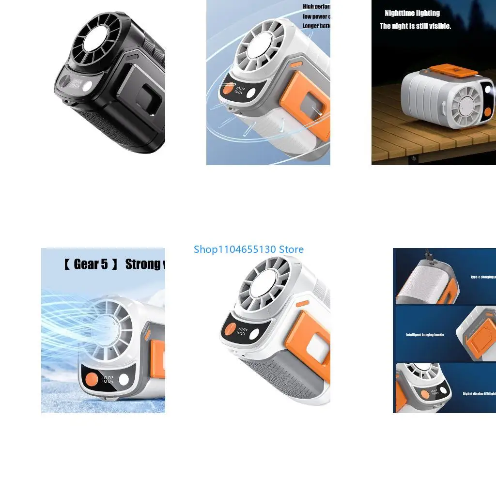 

Портативная талия вентиляционного поясной ремни Портативный вентилятор Портативный зажимной ремень охлаждения вентилятор для