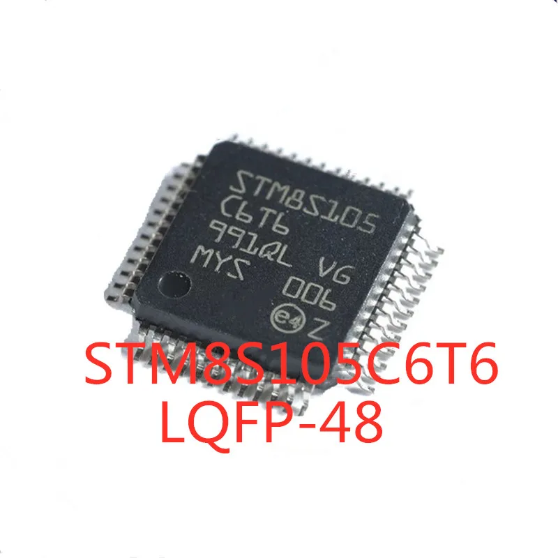 5PCS/LOT 100% Quality STM8S105C6T6 STM8S105 LQFP-48 SMD chip microcontroller 8-bit 32K flash memory In Stock New Original