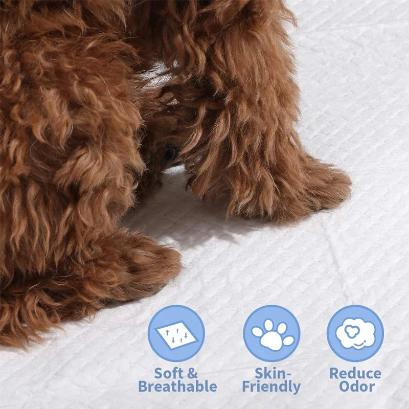 [EU-Lager] 100 Stück Haustierwindeln 45*60cm Katzen- und Hundewindeln Super Saugfähige Haustierwindel Hundeurinmatte Schnell Trocknende Einweg-Urinunterlage – Detail 6