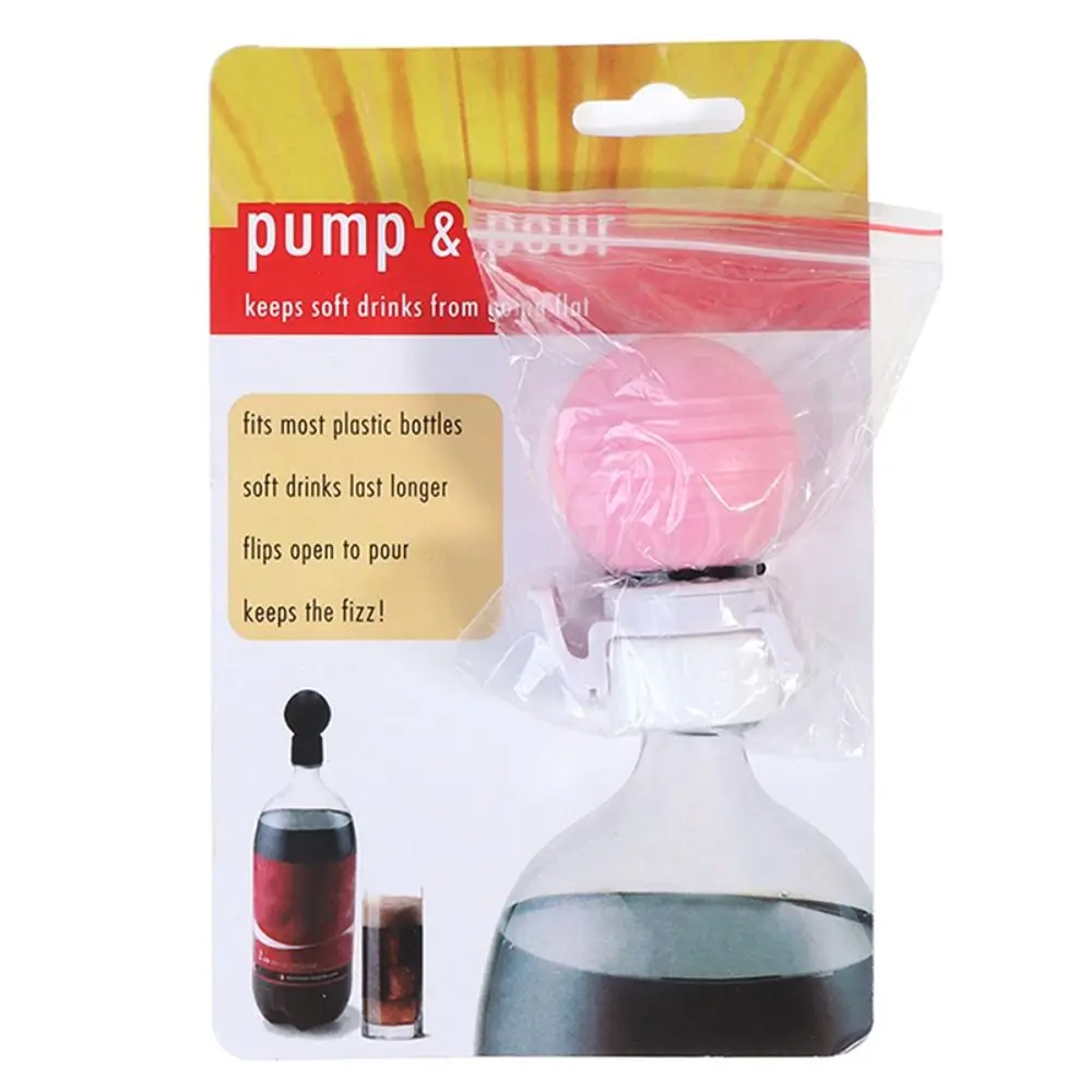 Inflatable Carbonation Keeper Air Tight Soda Cap Drink Sealer Beverage Saver Bottle Stopper