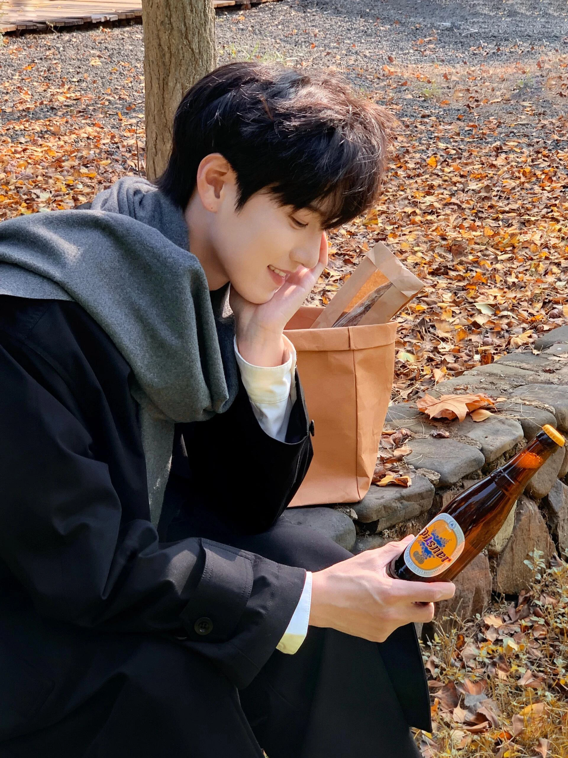 

Мужское пальто Bla Thiened, осенне-зимнее пальто до колена средней длины, корейское уличное пальто Aosphere Sensation, повседневное пальто