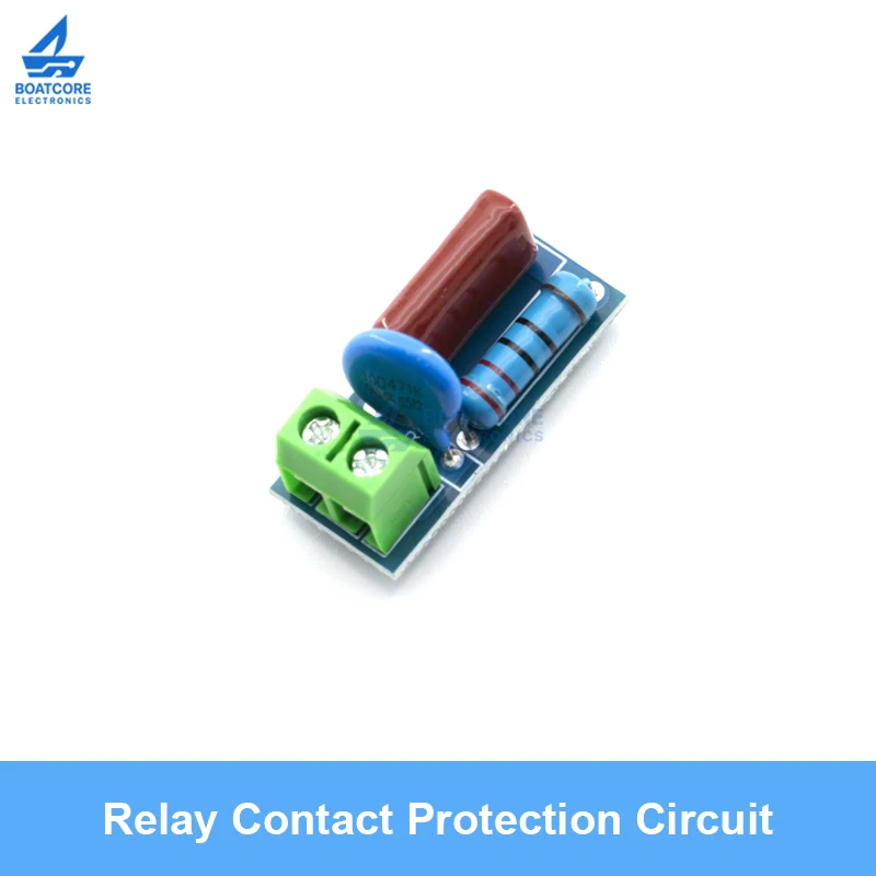 1/3/5/10PCS AC DC 5V-400V RC Snubber Circuit Module Relay Contact Protection Surge Absorption 6V 9V 12V 24V 110V 220V
