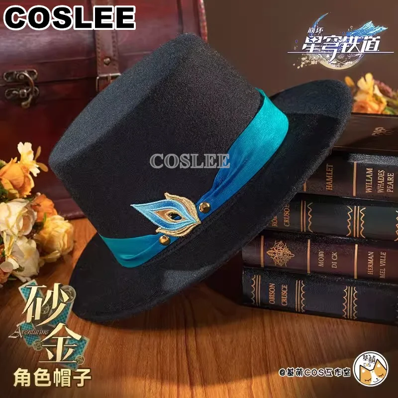 

COSLEE Aventurine Hat Cosplay Used Accessories Honkai:Star Rail Costume Headwear Universal Prop Hot Game New