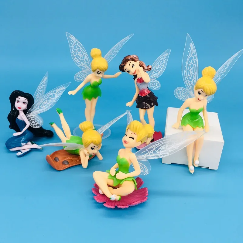 

6Pcs/Set Mini Fairy Anime Girls Figure Doll Collect Decorations Toys Gift