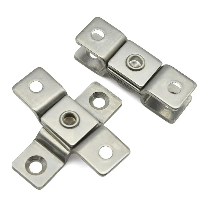 

2PCS 360 Degree Stainless Steel Damping Torque Hinge For Equipment And Instruments With Free Stop Rotational Positioning