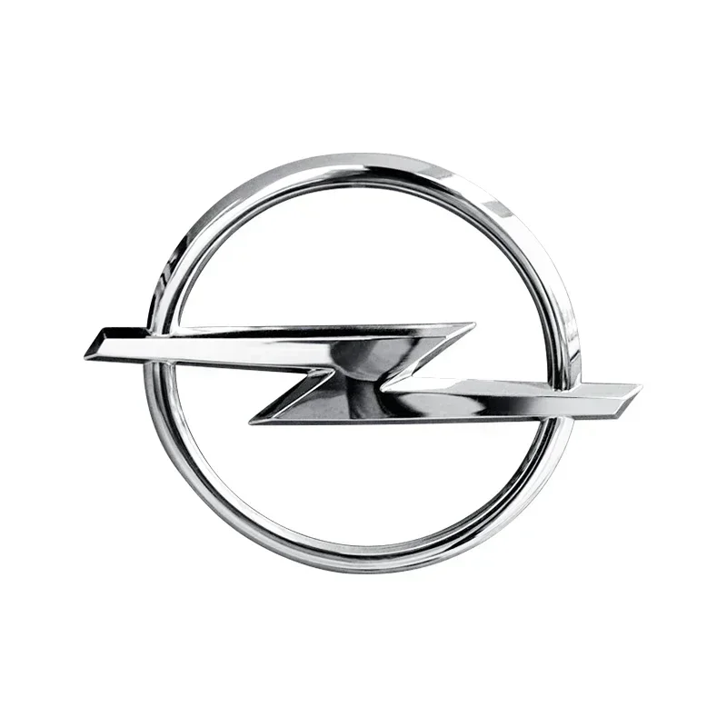 145 مللي متر ثلاثية الأبعاد ABS أسود/فضي سيارة الجبهة مصبغة هود بونيه شعار الخلفي الجذع شارة لاصق الشعار لأوبل أسترا إنسيجنيا كورسا زافيرا #2