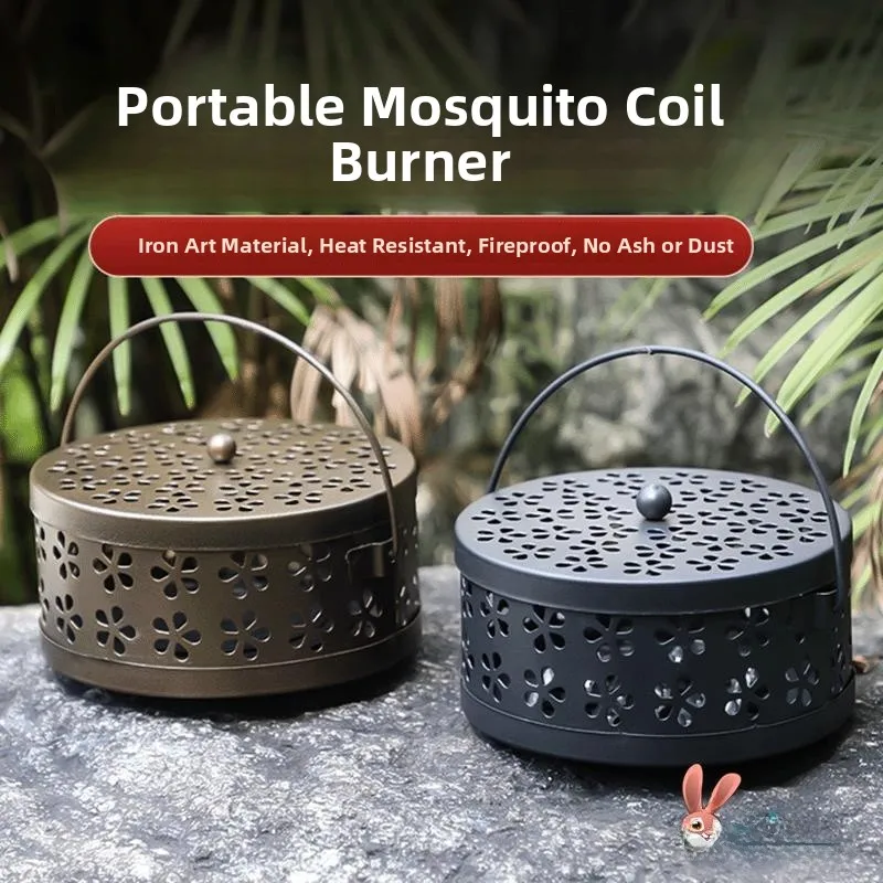 

Креативная огнеупорная подставка-лоток для москитных спиралей с крышкой для дома и улицы, в японском стиле