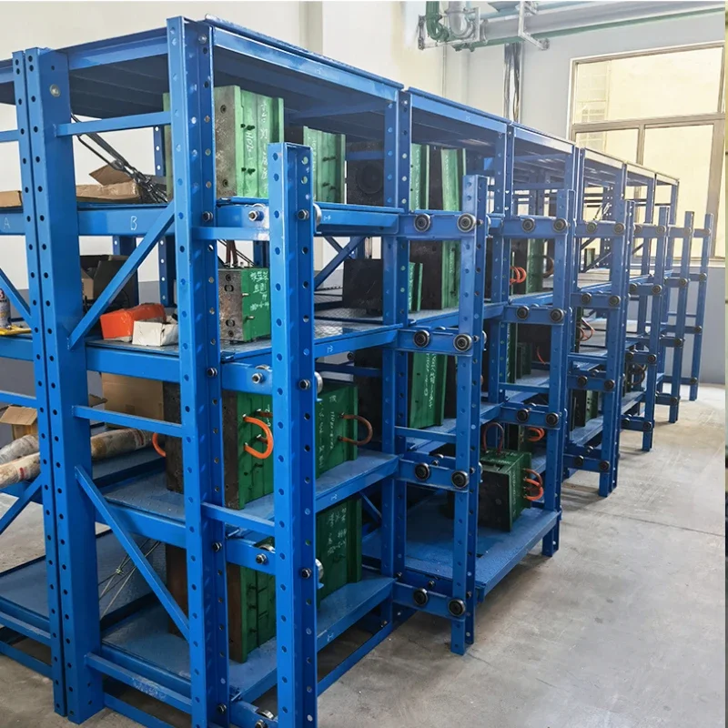 Heavy mold shelves Thickened drawer type half-open full-open shelves Warehouse storage hardware mold display workshop